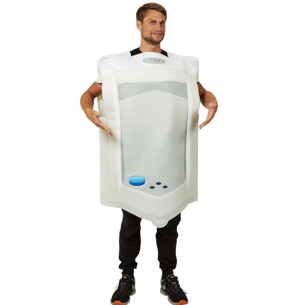 Hauntlook Lean Mean Latrine Toilet Halloween Costume Adult One Size NWT Funny
